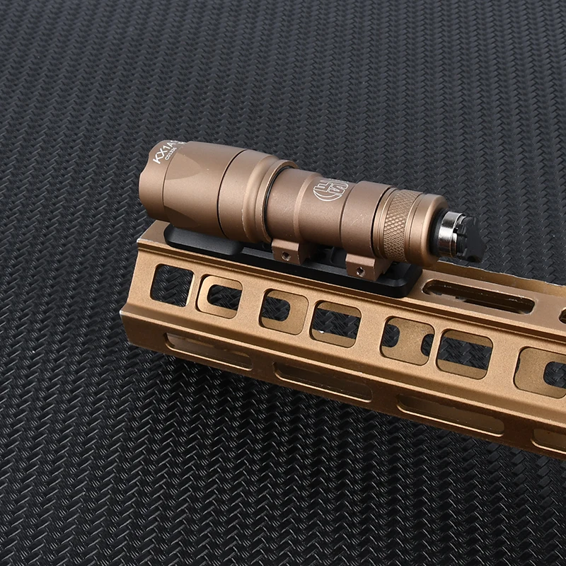 Тактический фонарик со смещенным креплением KeyMod M-LOK Thorntai адаптивная световая