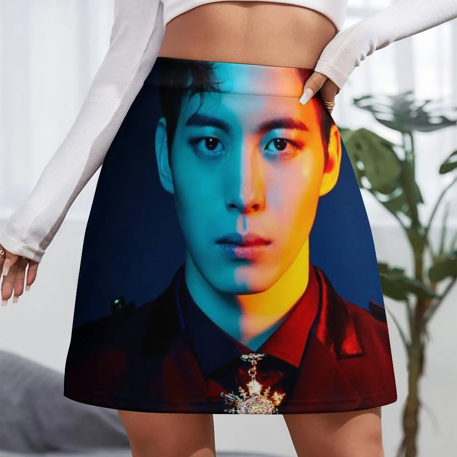 vixx hongbin kratos Мини-юбка Юбка шорты элегантные социальные женские юбки комплекты