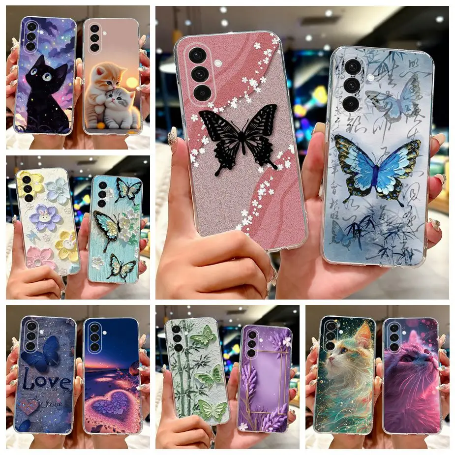 For Samsung Galaxy A36 Case SM-A336B New Fashion Painted Cover Soft Silicone A16 A 26 36 56 A56 5G Shell