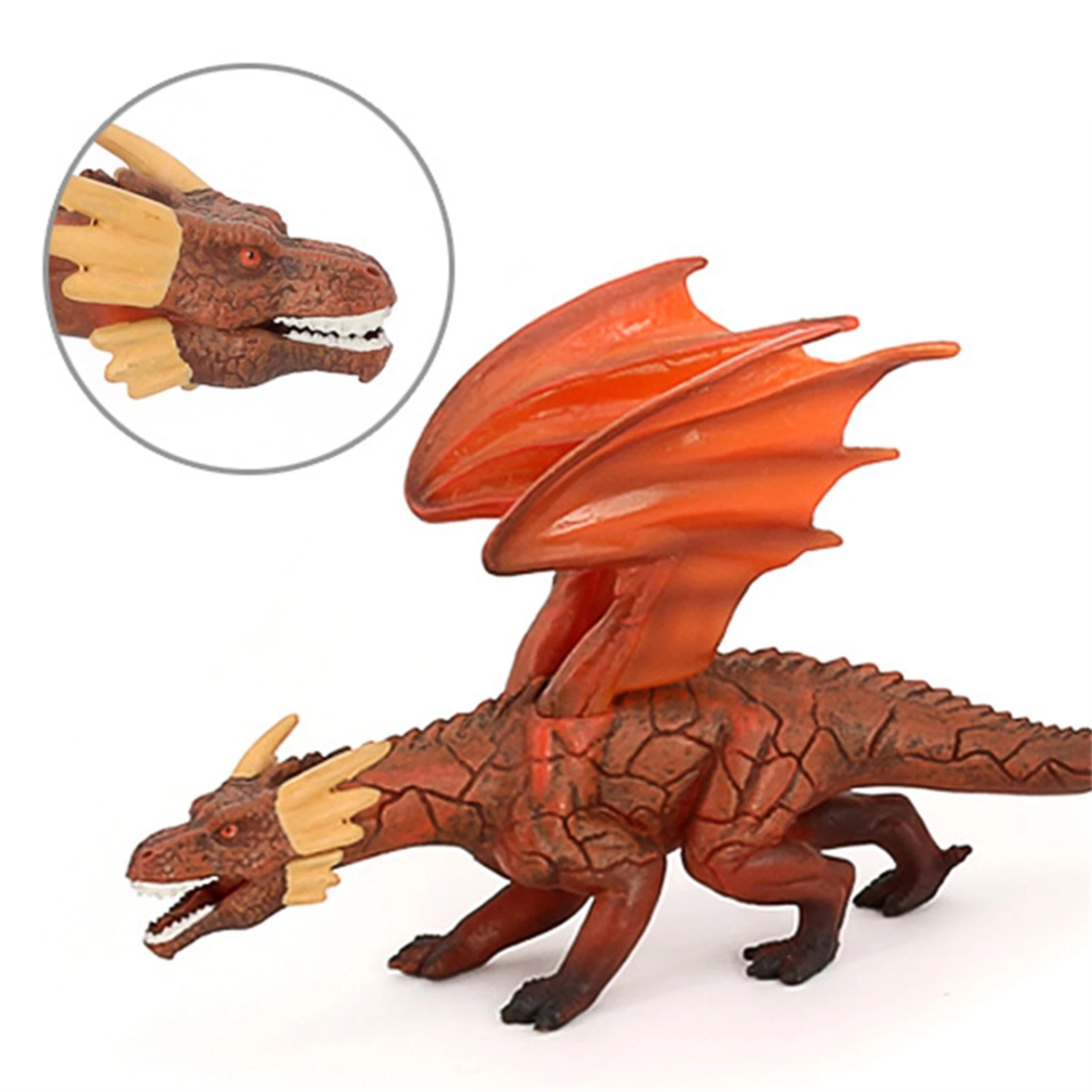 

Children's Animal Model Mythical Animal WarcraftDragon Fire Dragon Flying Dragon PVC Action Figures Education Kids Toys Gift