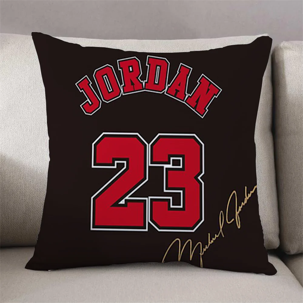 Чехол для подушки в клетку с принтом Майкла Джордана полиэстер хлопок