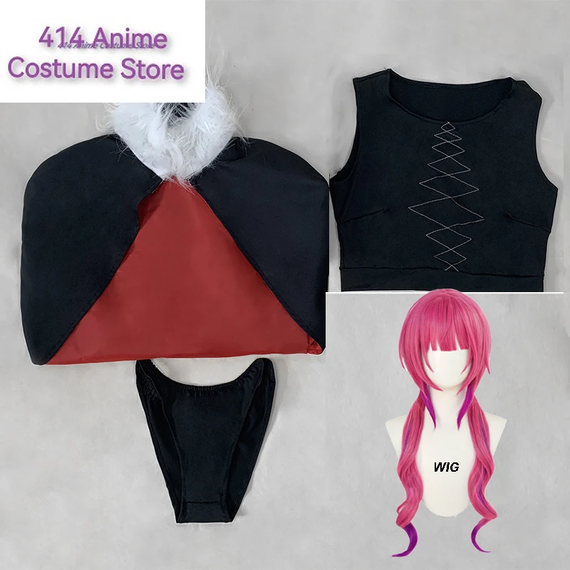 Аниме Maidragon Косплей Костюмы горничной Дракона Мисс Кобаяши Илюлу Униформа Топ