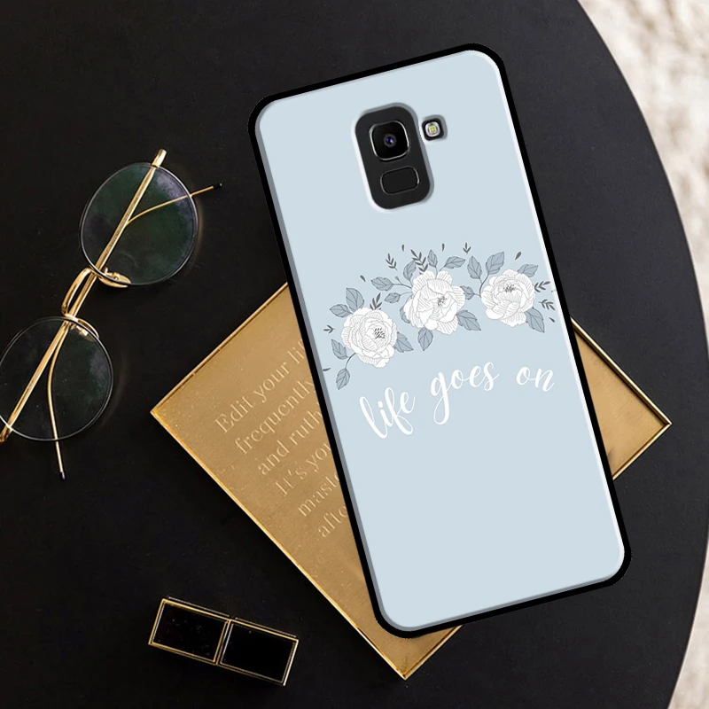 Чехол Life Go On для Samsung Galaxy J7 J5 J3 A3 A5 2016 2017 J6 J4 A6 A8 Plus J8 A7 A9 2018 задняя крышка |