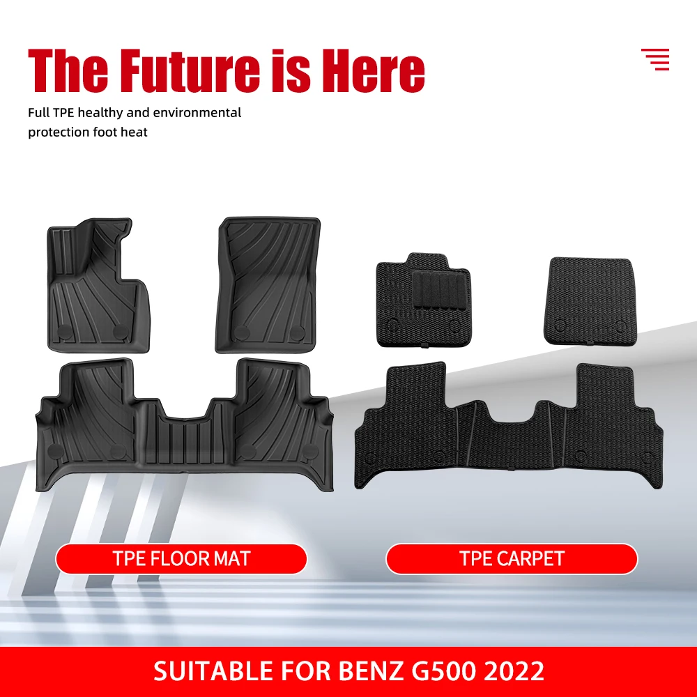 Автомобильный коврик для Benz G500 2022 автомобильные коврики TPE водонепроницаемый