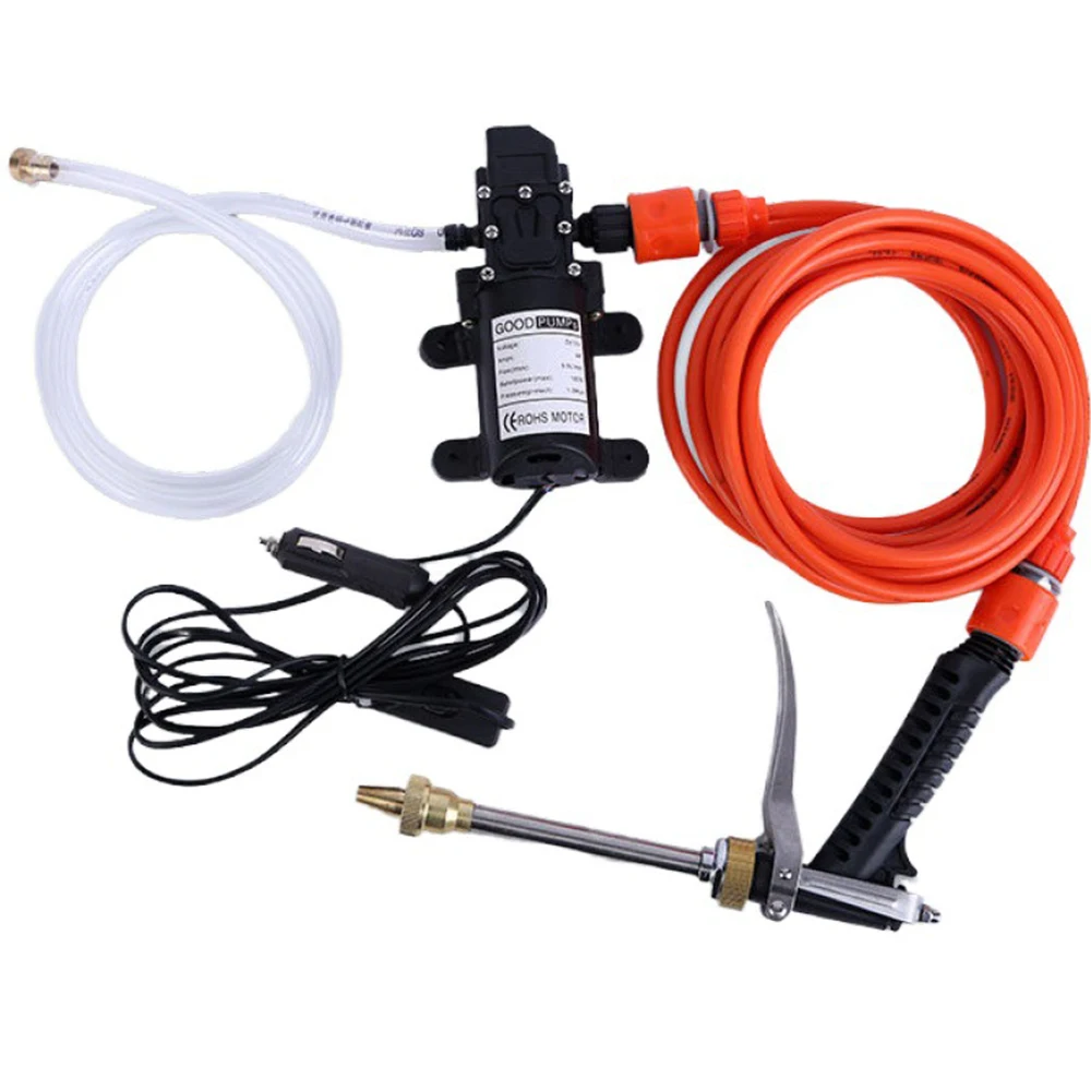 

12V Car Wash Water Gun High Pressure Electric Car Washer Pump Air Conditioning Cleaning Machine Household Automotive