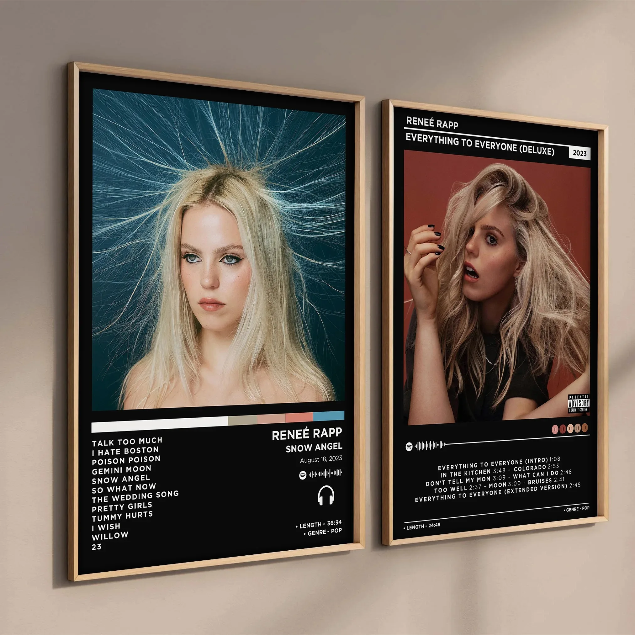 Современный стиль Rene Rapp постер напечатанный на холсте без рамы распылительная