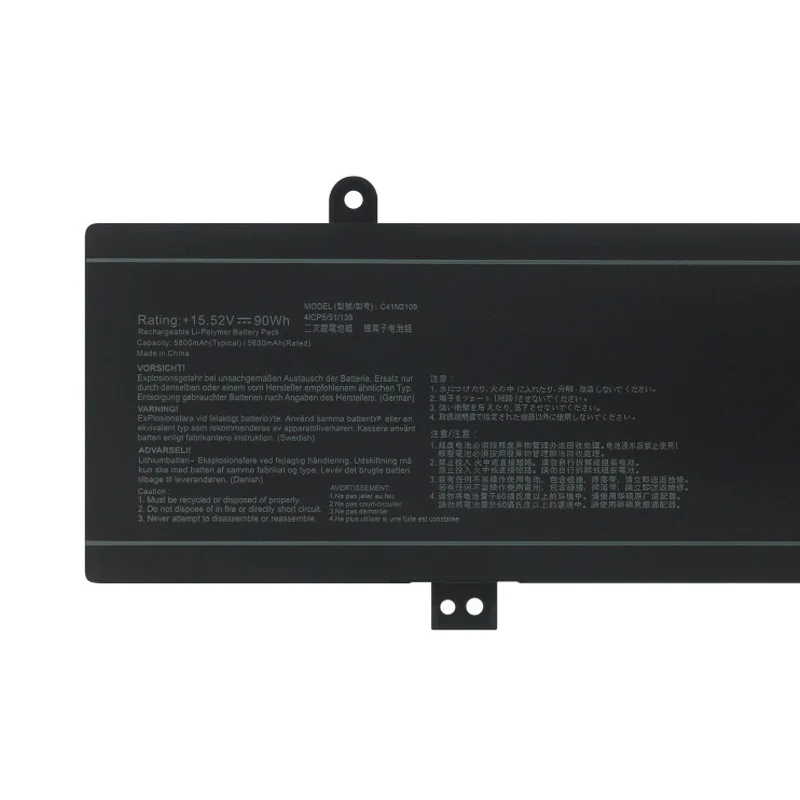 Аккумулятор для ноутбука 15 52 В 90 Втч C41N2109 ASUS ROG Flow X16 GV601RE-M5057X M6004W NR2203RM GV601RW-M5110X NR2203RW