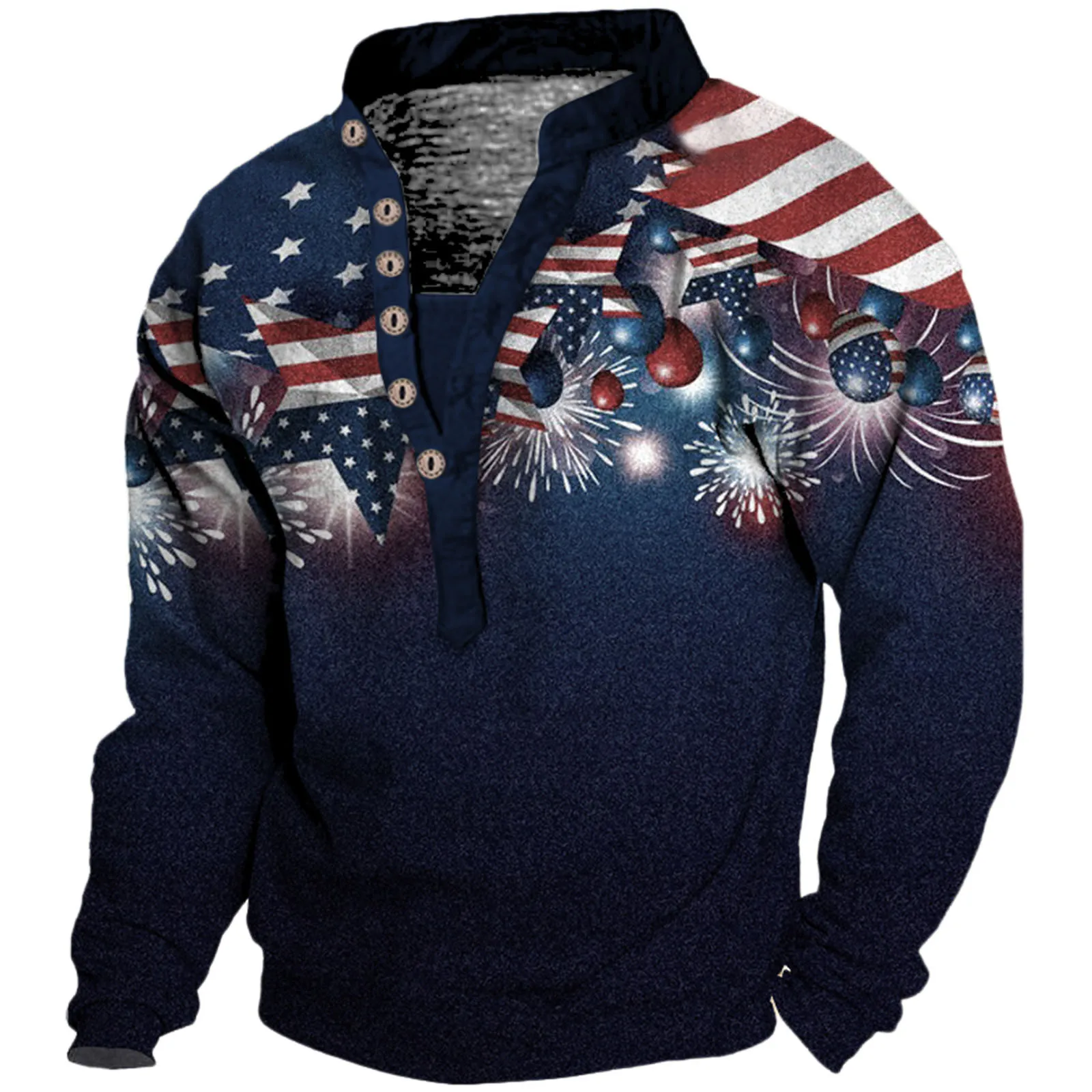 

Мужская модная футболка с принтом флага на пуговицах и воротником, рубашка, топ, блузка с 3D принтом, базовый топ