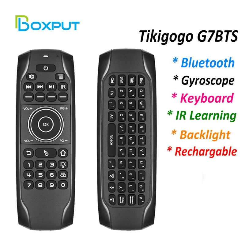 Новинка 2022 G7 BTS Bluetooth 5 0 Air Mouse гироскоп беспроводная воздушная мышь с ИК-обучением