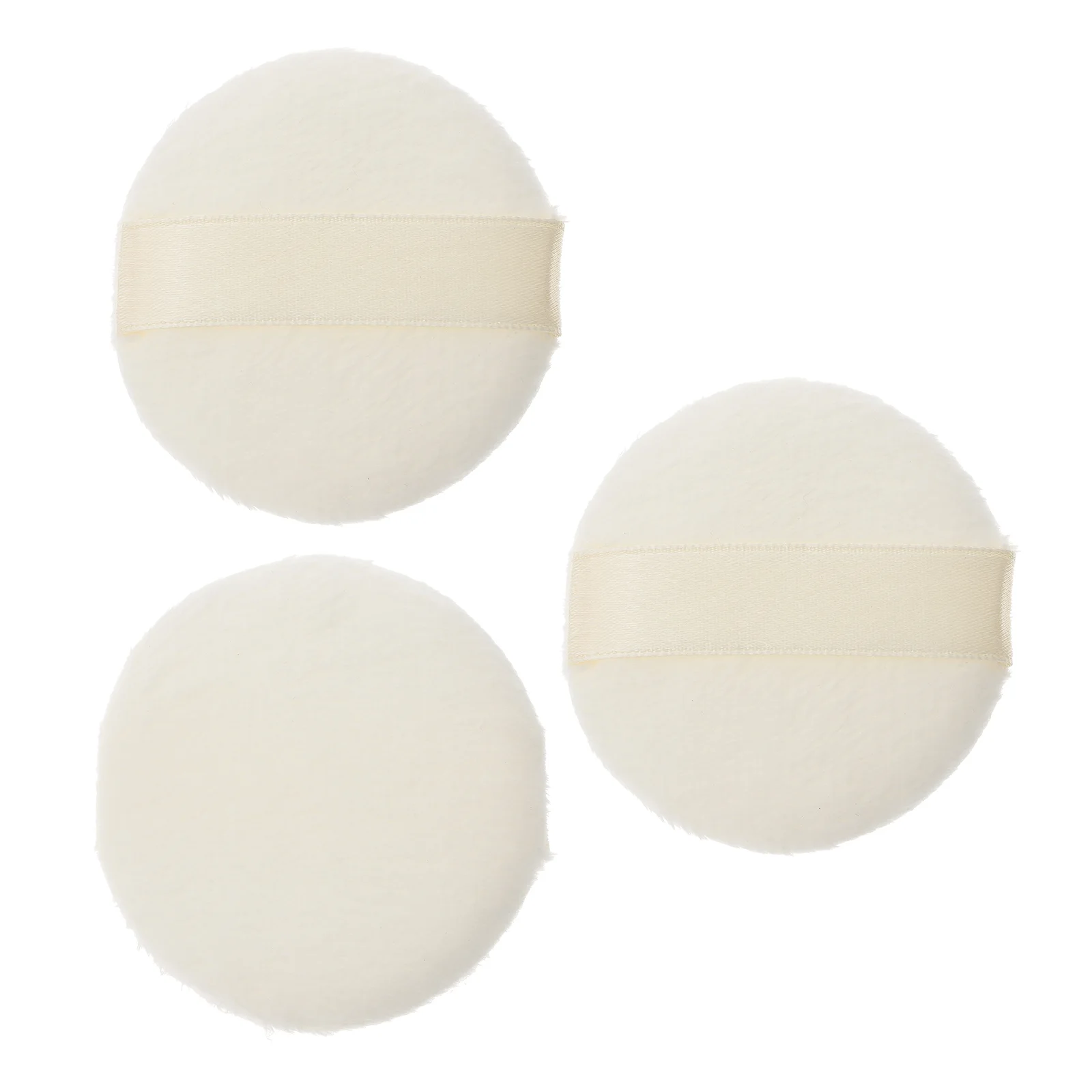 

3Pcs Loose Powder Puff Round Fluffy Powder Puffs Body Powder Puff for Loose Powder Mineral Powder Body Powder