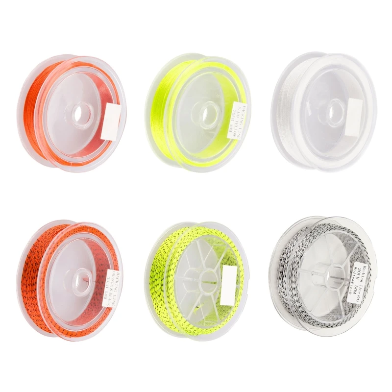 

20/30LB Backing Line Durable Tear Resistant Fly Fishing Line & Loop Polyester Braided Line Fishing Accessories 164.04ft DropShip