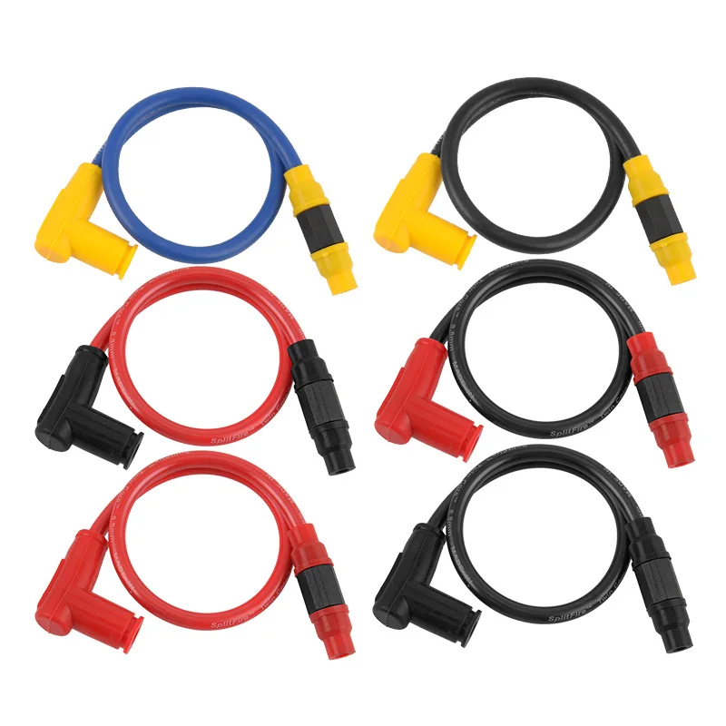 Катушка зажигания двойного обжига 8 мм красная Черная |