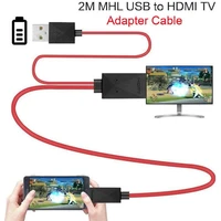 micro usb to hdmi compatible 1080p hd tv cable adapter for android samsung phones 11pin