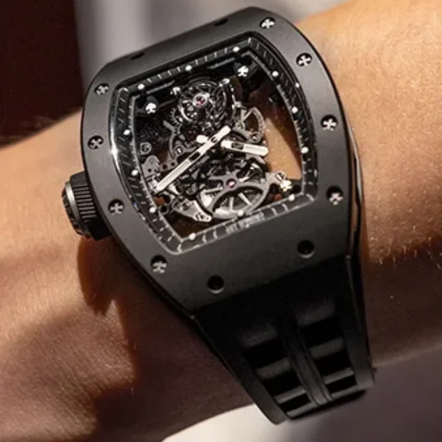 Мужские часы CRONUSART Tourbillon с ручным заводом, механические наручные часы, водонепроницаемые, с керамическим корпусом, сапфировым стеклом, светящимся циферблатом (art.: 3920dbce7aa47) - 3920dbce7aa47