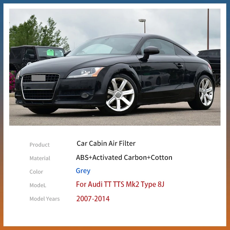 Автомобильные аксессуары для Audi TT TTS Mk2 Тип 8J 2007 ~ 2014 1K1819653A фильтр салона с
