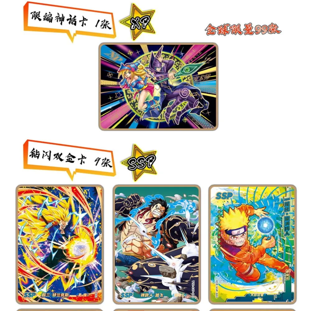 Японские аниме-карты Demon Slayer, Наруто, Меч Искусства Онлайн, Коллекции Bleach Карточная игра Коллекционные детские игрушки Боевой подарок.