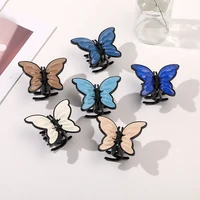 candy color butterfly shape hair claws crab women diy styling tools mini small hair clips hairpin barrettes hair accessories