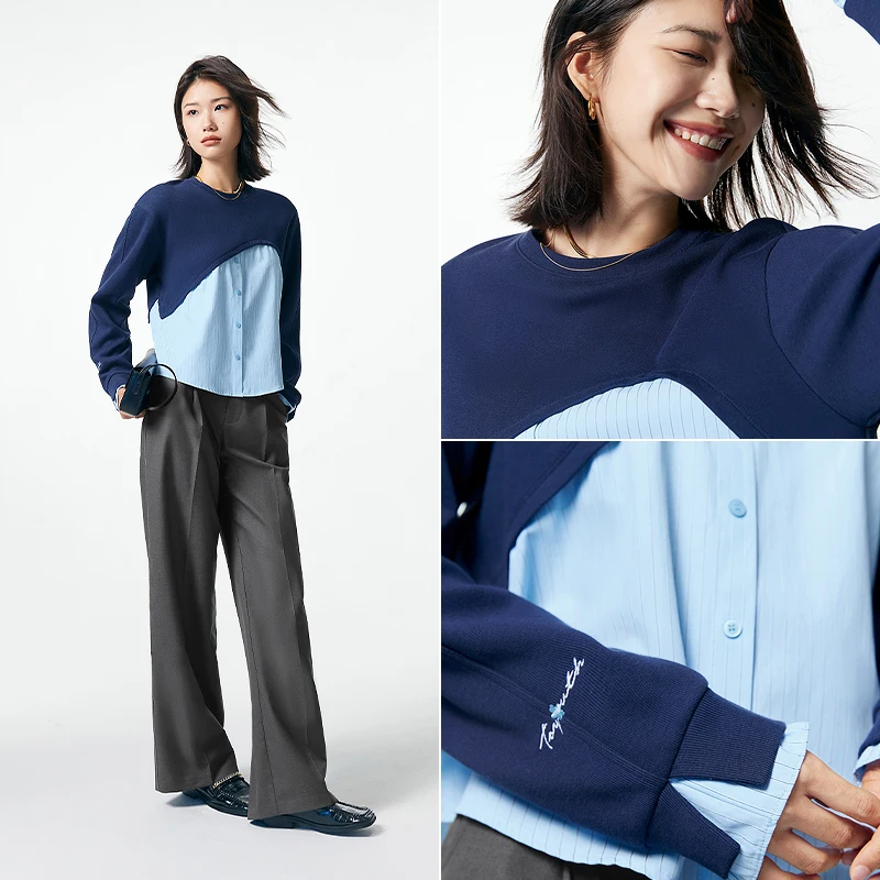 Рисунок 3 - Женский свитшот с длинным рукавом