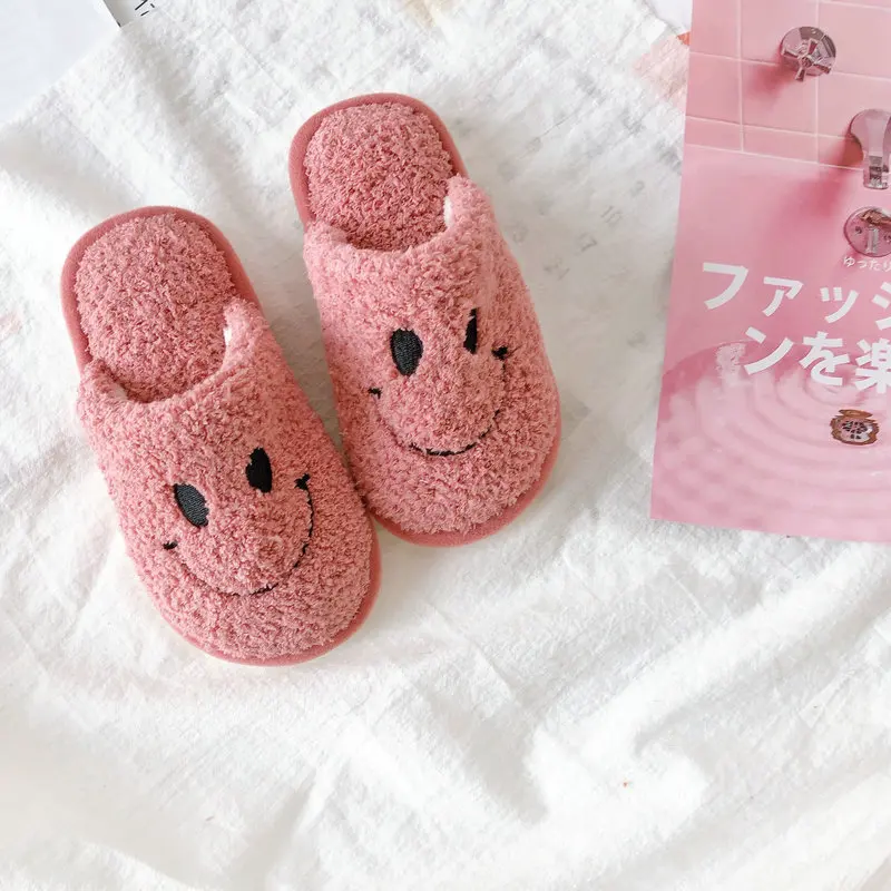 Детская домашняя обувь кашемировые хлопковые тапочки теплая для маленьких