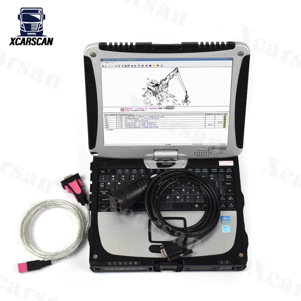 CF19 ноутбук сверхмощное строительное оборудование для Liebherr SCULI кран-экскаватор