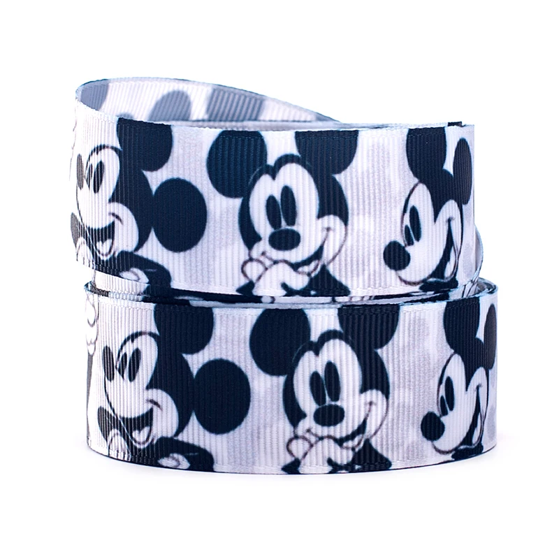10 ярдов 25 мм корсажная лента Disney мультфильм Микки Маус принт для сделай сам банты