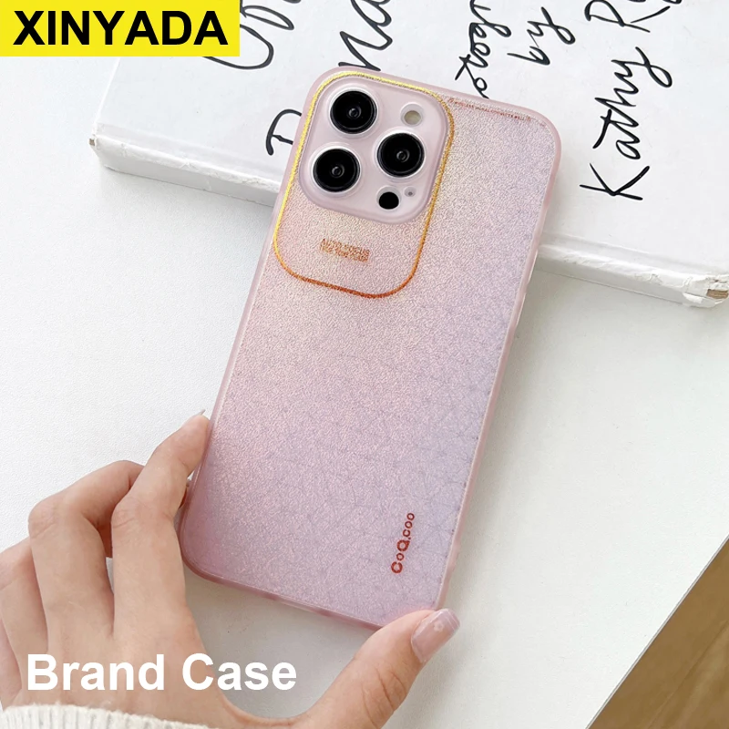 

For iPhone 14 13 Pro Max Plus Case Porcelain Phone Case For iPhone 14 Pro Max 13 12 Back Cover Glitter Bumper Bling Shell Skin