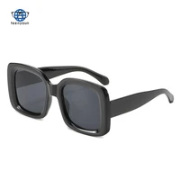teenyoun new frame sunglasses luxury brand personality versatile black pc glasses fashion thin face sun glasses gafas de sol