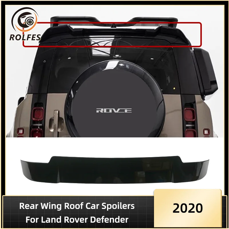 

ROLFES Rear Wing Roof Car Spoilers For Land Rover Defender 2020+ L633 ABS Plastic Protector Accessories Lr131685