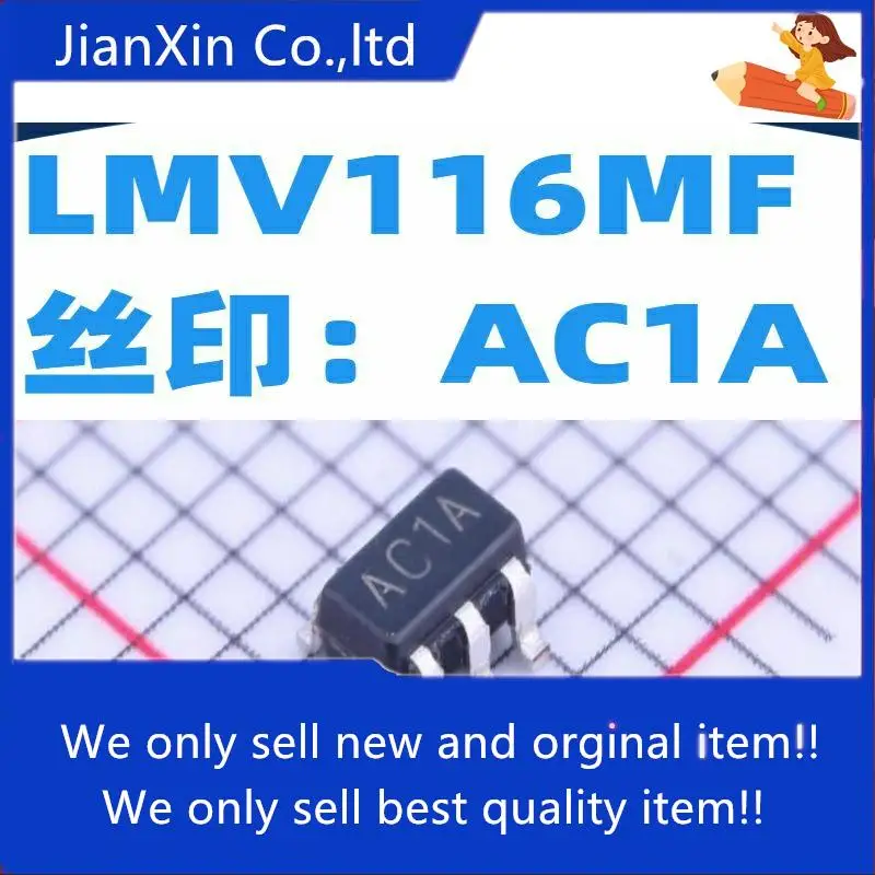 

10 шт. 100% оригинальный новый LMV116MFX LMV116MF Silkscreen: AC1A SOT23-5