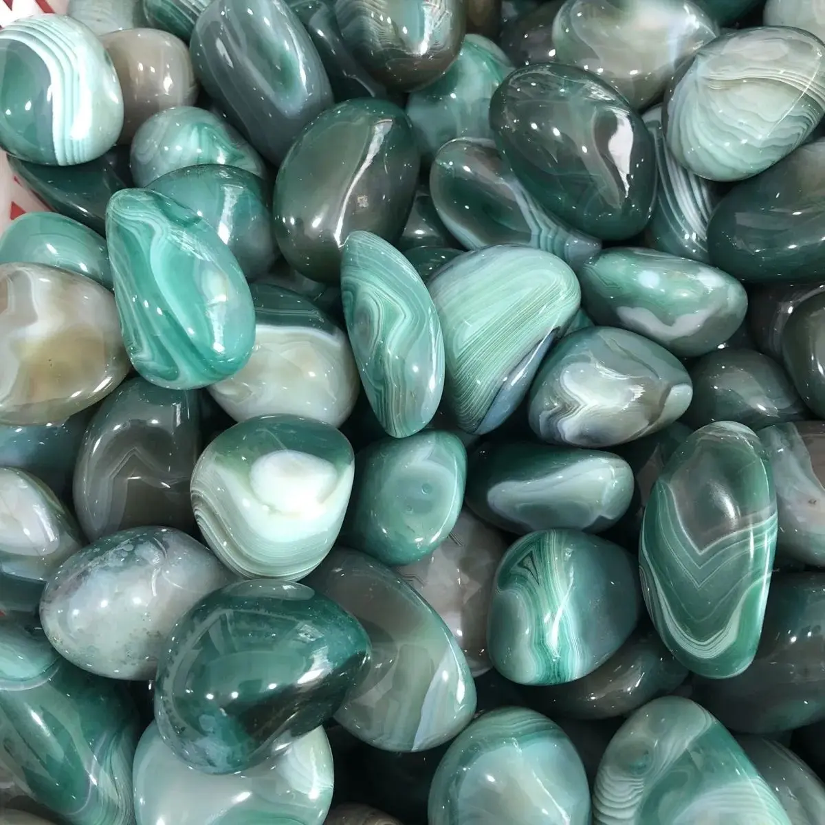 Natural Brazilian Peacock Blue Agate Handle Piece Original Stone Authentic Agate Original Stone Handle Piece Blue Agate Handle