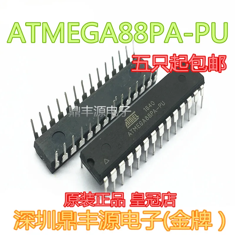 

Free shippingATMEGA88PA-PU DIP-28 ATMEL 10pcs