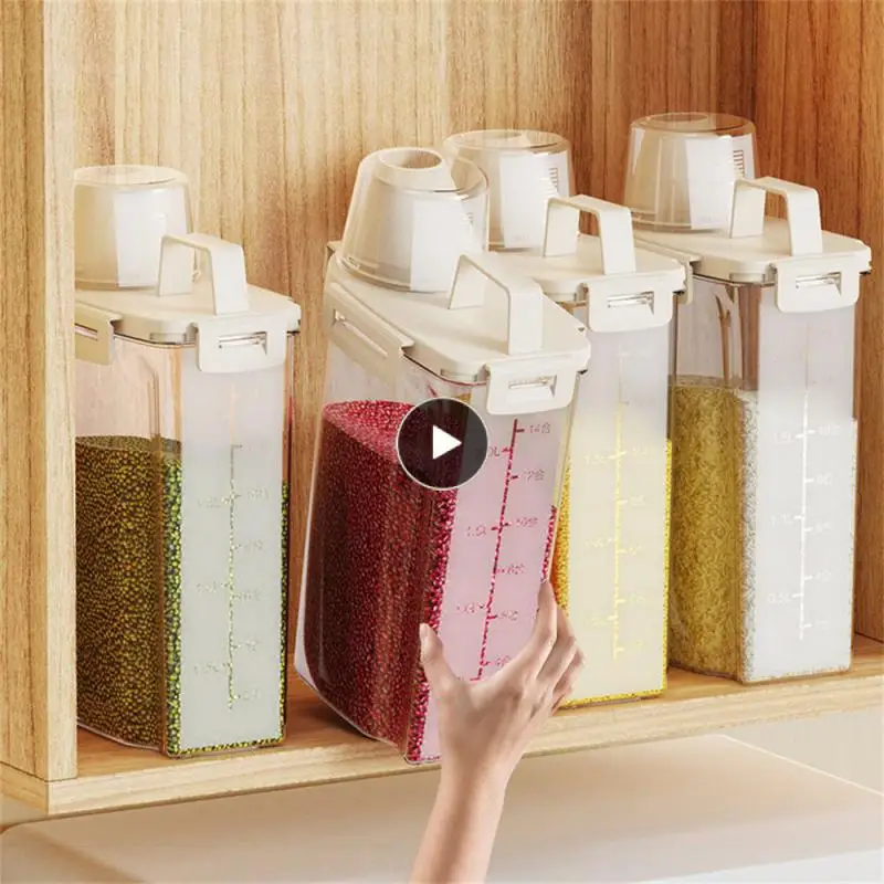 

Sealing Clip Storage Box Transparent Pot Body Food Grade Storage Tank High Quality Material Dust-proof And Moisture-proof Seal