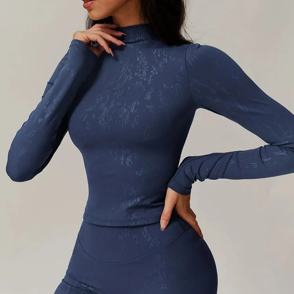 MODITIN 2024 женские красивые топы для йоги с золотым штампом быстросохнущая