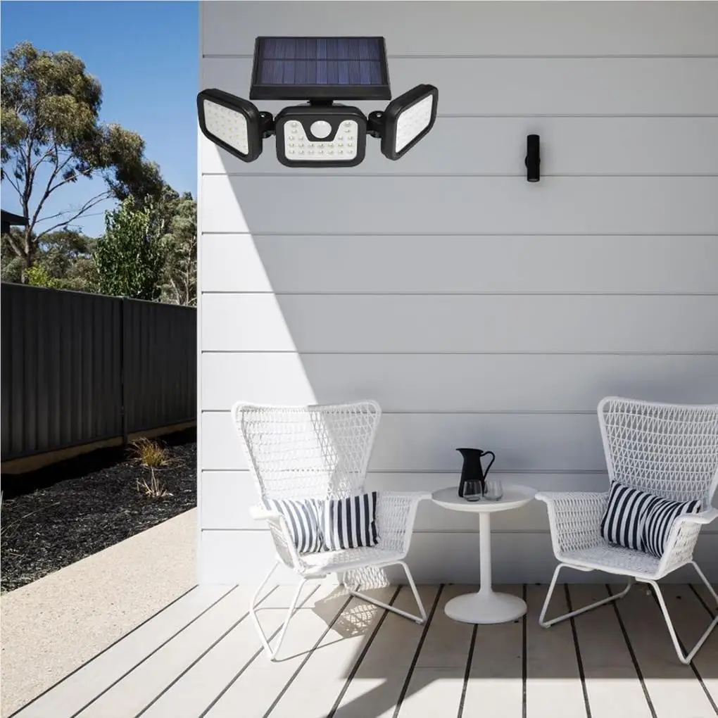 

LED Solar Lights Waterproof Wall Lamp Adjustable Decorative Lighting