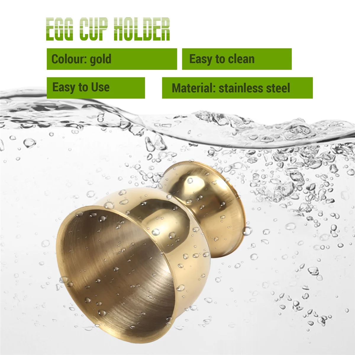 Набор стаканчиков для яиц из нержавеющей стали твердые яйца и мягкий поднос