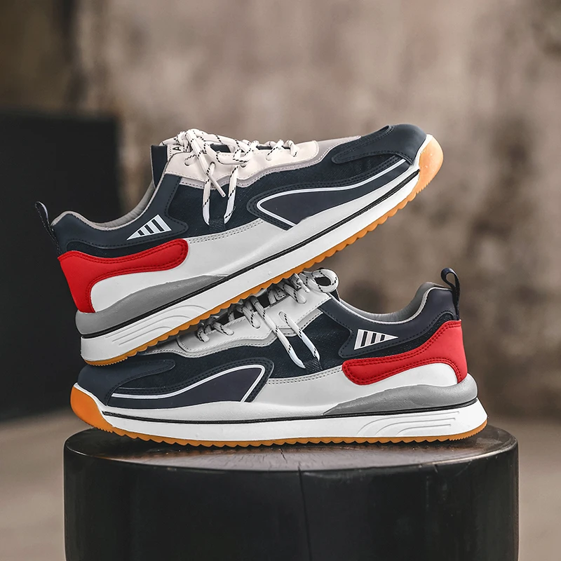 

Мужские кроссовки, Всесезонная обувь Forrest из вискозной ткани, удобные универсальные беговые кроссовки, на плоской подошве, износостойкие, с...