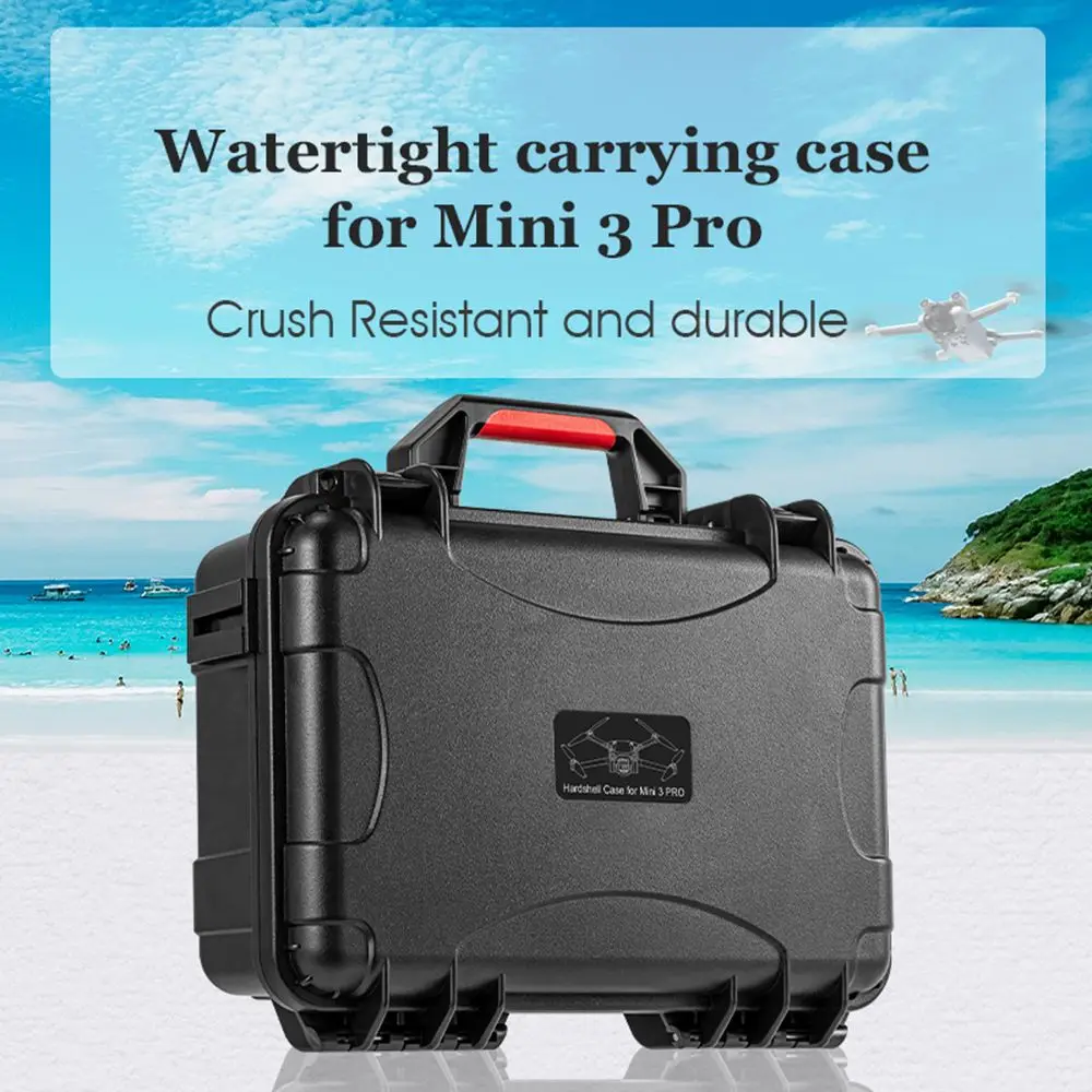 For DJI Mini 3 PRO Storage Case Portable Suitcase Hard Shell Waterproof Case Explosion-proof Carrying Box RC Controller