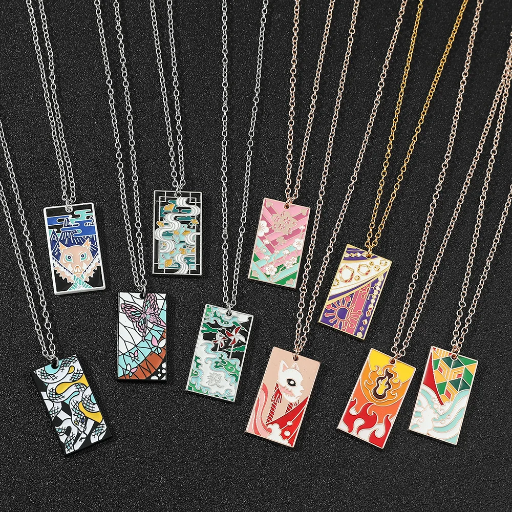 Брелок для ключей Kamado Tanjirou Nezuko Tomioka Giyuu Sabito металлические подвески 2024