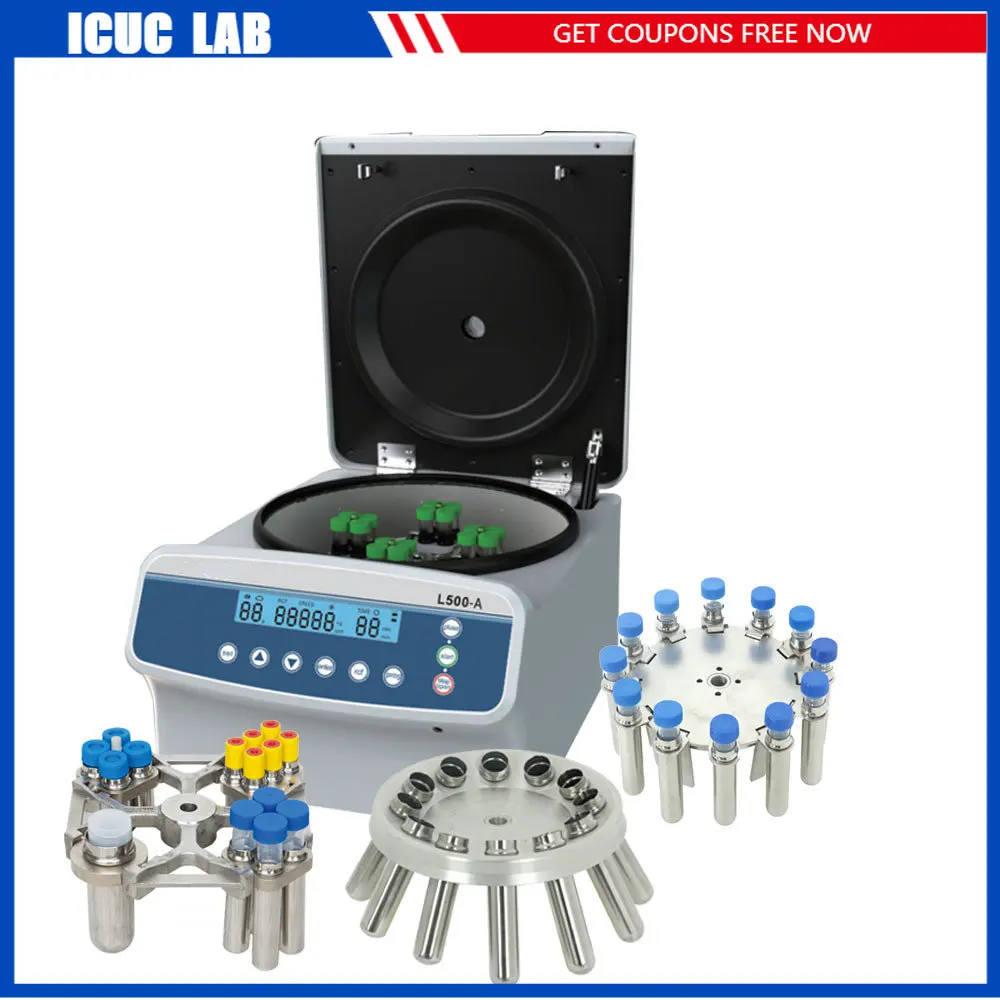 Tanie Niska Prędkość Lab Maszyna Wirówka Kliniczny Separator Krwi L500-A Z Wirnikiem Wirującym