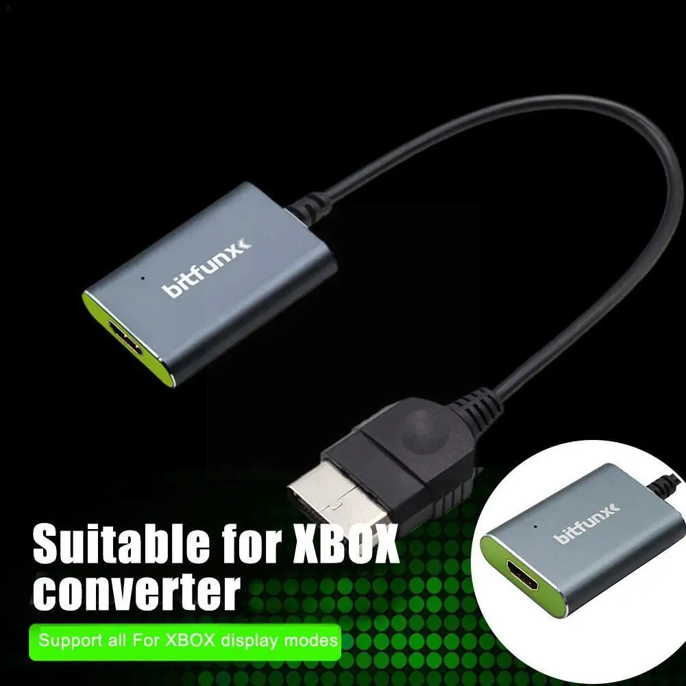 

for Xbox HDMI Converter Adapter For Microsoft Generation Retro Video Game Console HD Support Display Mode 480p 720p 10 W5U7