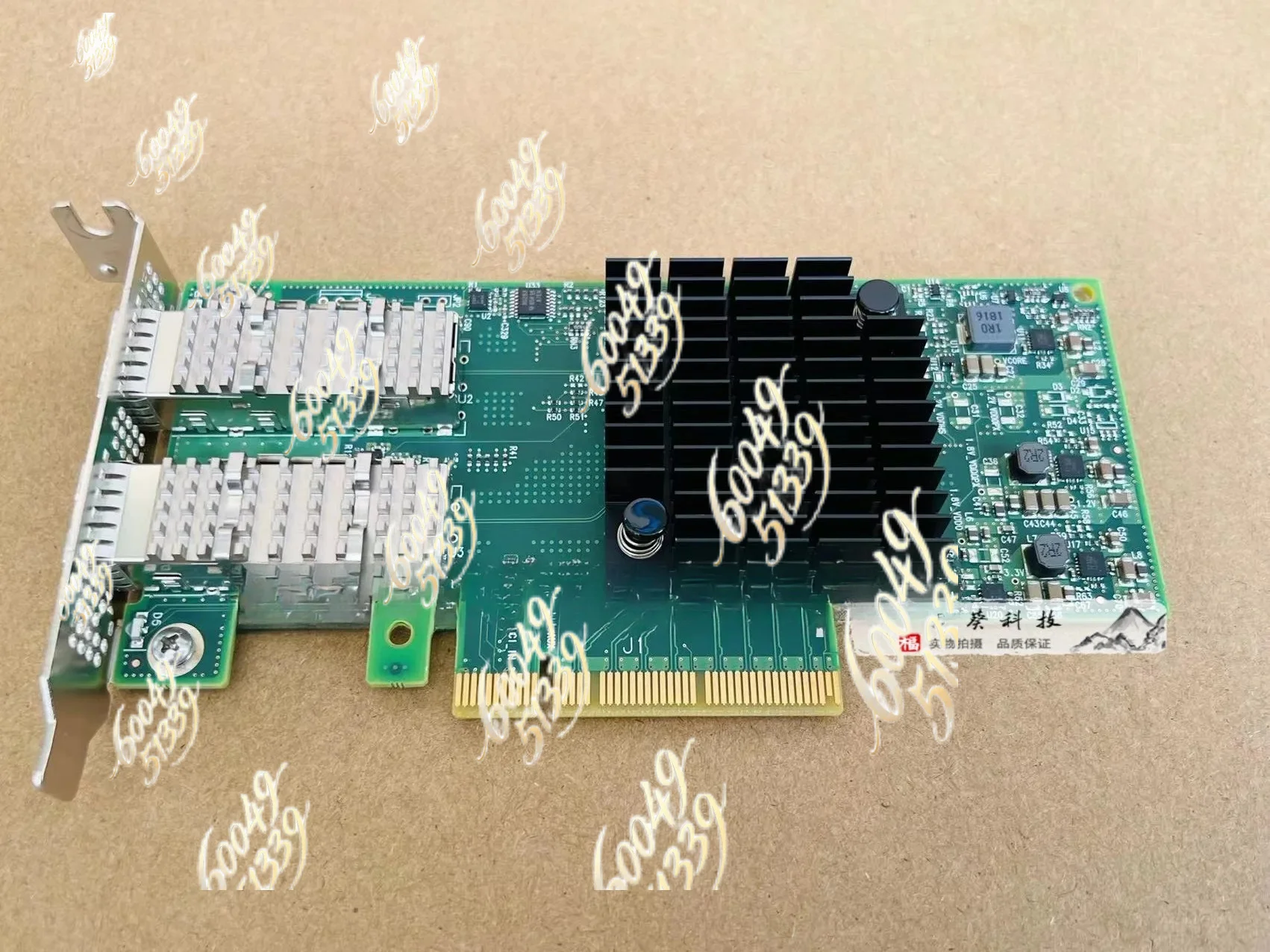 Сетевая карта Mellanox MCX4121A-ACAT ConnectX-4 Lx EN, 25GbE, двухпортовая SFP28, PCIe3.0 x8, в хорошем состоянии, 95% новая. (art.: 3920dbaa44560) - 3920dbaa44560