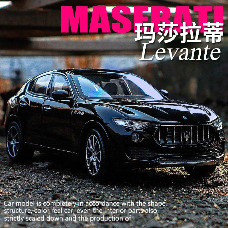 

WELLY 1:24 Maserati Levante SUV Alloy Car Model Diecasts & Toy Vehicles Collect Car Toy Boy Birthday gifts