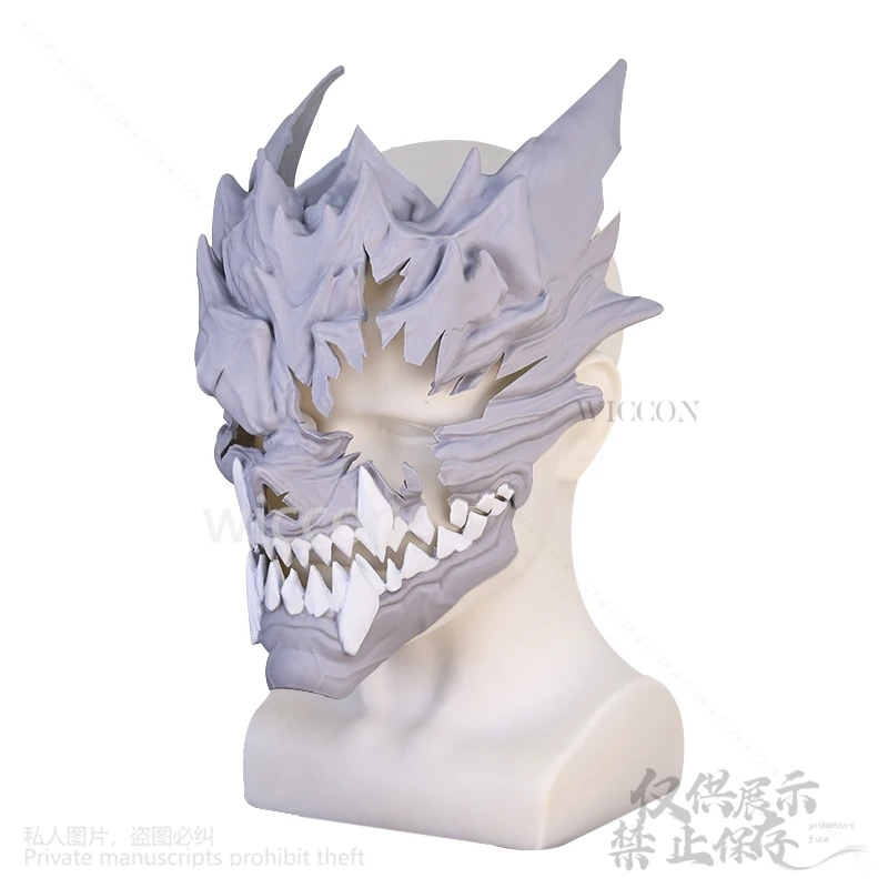 Аниме Kaiju Косплей Кафка Хибино 3D Печатная Маска Костюм Череп Монстр Прапос