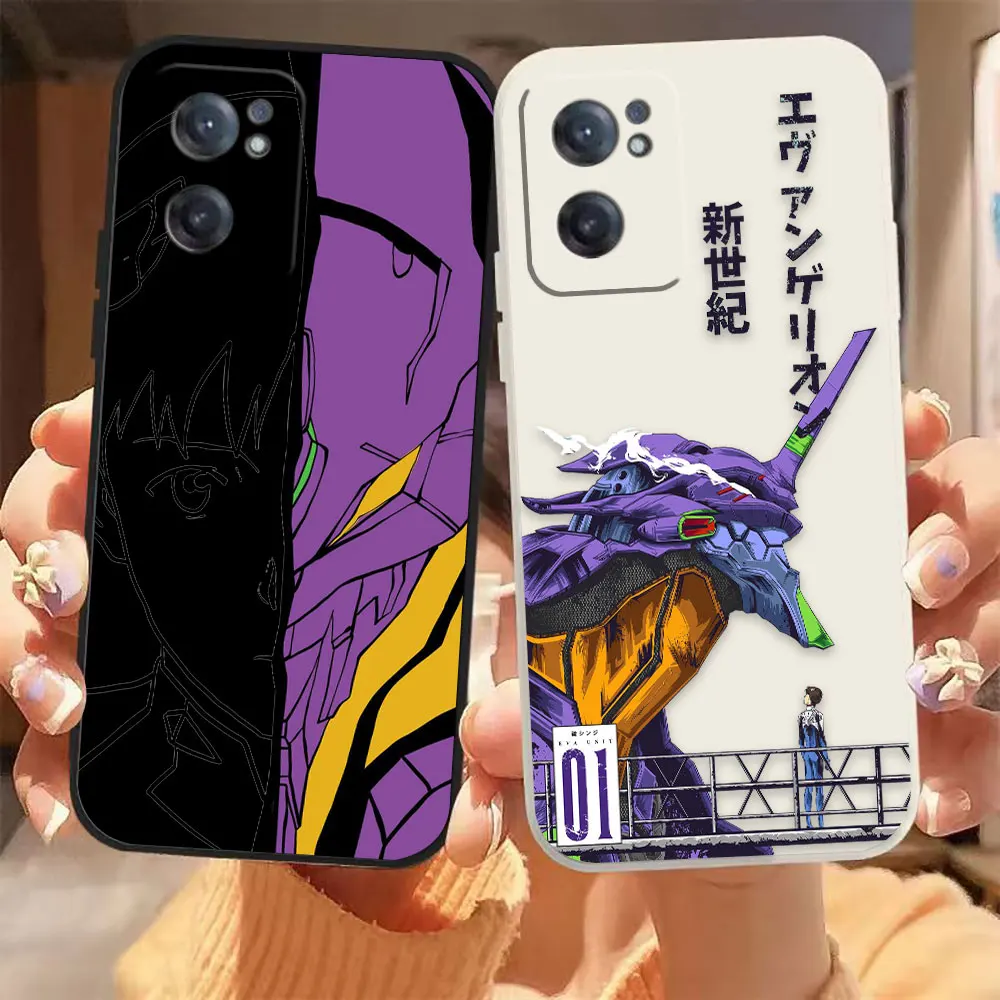 

Cartoon Anime E-Evangelion 01 Phone Case For Oneplus 11 10 9 9R 9RT 8 8T 7 7T ACE 2 2V NORD CE Lite Pro Colour Liquid Case Shell