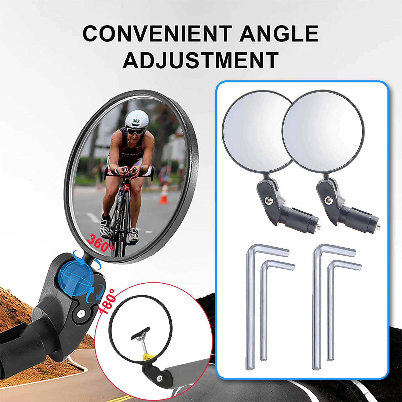 Велосипедное Зеркало модернизированное зеркало заднего вида из материала