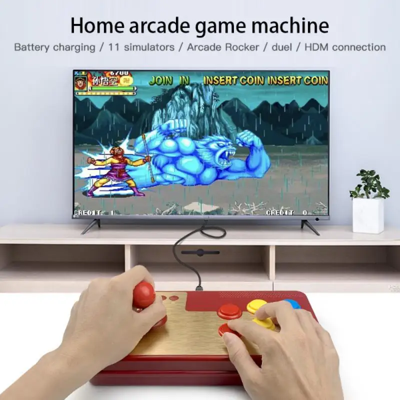 Игровая консоль для /ps1/dc/n64/mame встроенная 3000-игровая портативная HDMI-совместимая