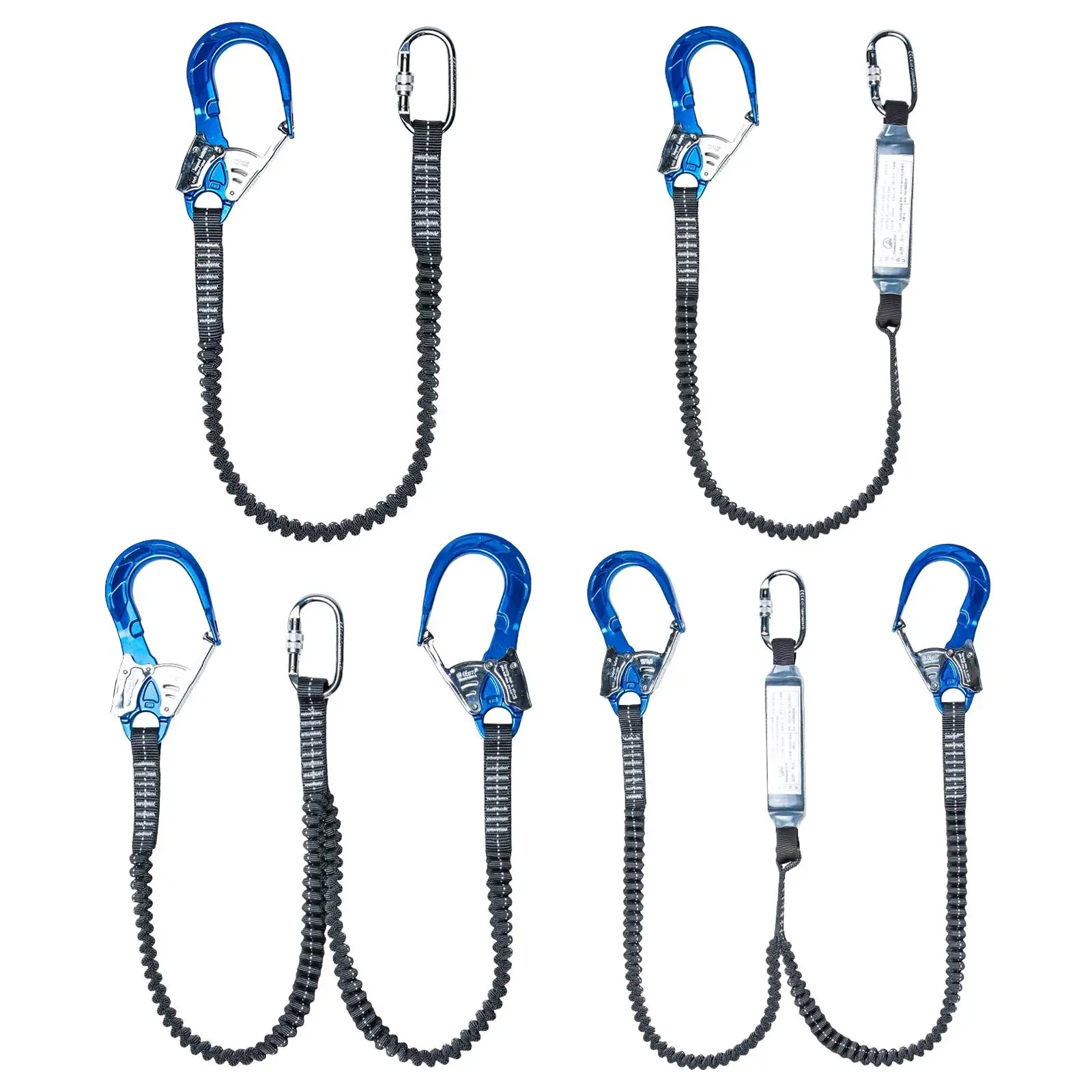 High-Strength Protective Safety Harness Elastic Buffer Anti Fall with Hook