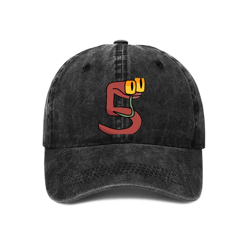 Повседневная бейсболка с алфавитом-Lore-Number-5-thumb регулируемые шляпы Snapback для