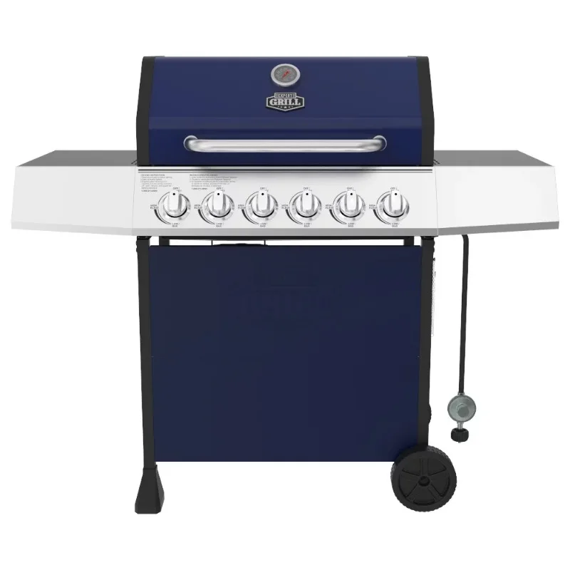

Expert Grill 6 Burner Propane Gas Grill in Blue