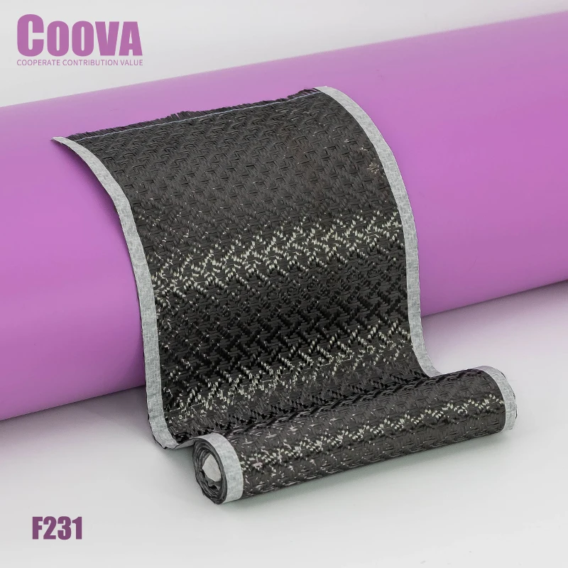 F231 COOVA 3K ткань из углеродного волокна X узор углеродное волокно кевларовое Ткань